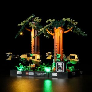 Zestaw oświetlenia do LEGO Star Wars Diorama: Pościg na ścigaczu przez Endor 75353