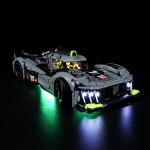 Zestaw oświetlenia do LEGO Technic PEUGEOT 9X8 24H Le Mans Hybrid Hypercar 42156