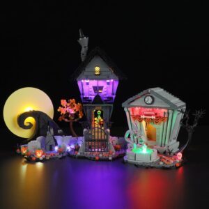 Zestaw oświetlenia do LEGO Ideas Miasteczko Halloween Tima Burtona 21351