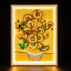 Zestaw oświetlenia do LEGO ART „Słoneczniki” Vincenta van Gogha 31215