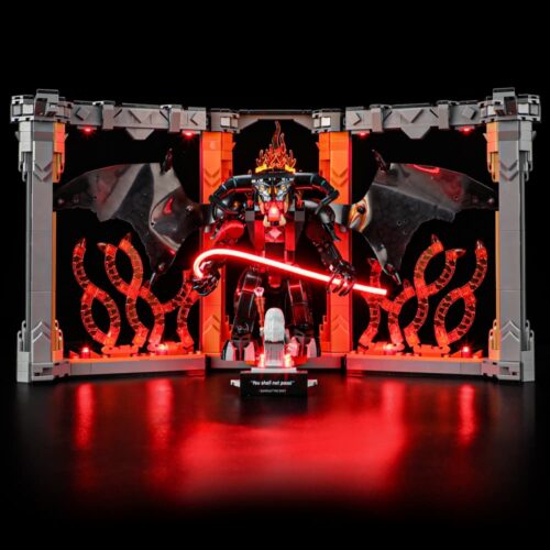 Zestaw oświetlenia do LEGO ICONS Władca pierścieni: Book nook z Balrogiem 10367