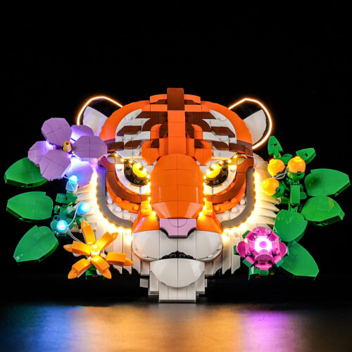 Zestaw oświetlenia do LEGO ART Kolekcja zwierząt — tygrys 31217