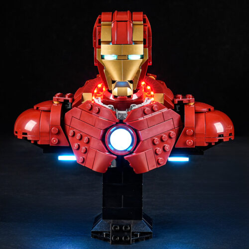 Zestaw oświetlenia do LEGO MARVEL Popiersie Iron Mana MK4 76327